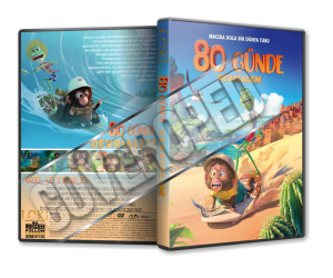 80 Günde Devrialem - Around the World in 80 Days - 2021 Türkçe Dvd Cover Tasarımı